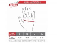 RDX MMA Rukavice REX T6 - červená