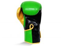 RINGSIDE Boxerské rukavice Pro Fitness - zelená/zlatá