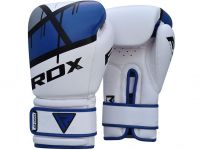 RDX Boxerské rukavice EGO F7 - modrá - 14oz