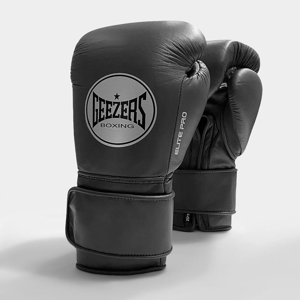GEEZERS Boxerské rukavice Elite Pro 2.0 - Velcro - tmavě šedá