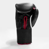 GEEZERS Boxerské rukavice Halo - Velcro - černá/bílá