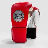 GEEZERS Boxerské rukavice Halo - Velcro - červená/zlatá | 14oz, 16oz