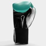 GEEZERS Boxerské rukavice Halo - Velcro - mint/stříbrná